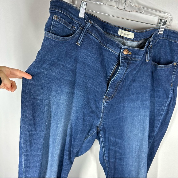 Madewell Plus Jeans 9” Mid Rise Skinny Blue 37 - Picture 3 of 12
